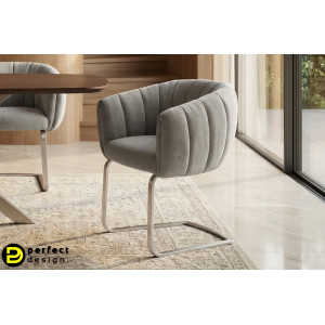 MOIRA prémium étkezőszék - szürke