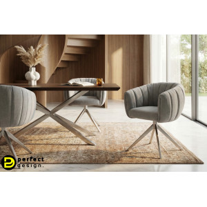 MOIRA-II prémium étkezőszék - szürke