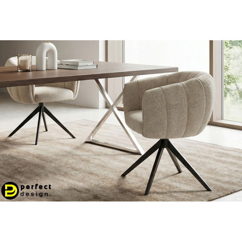 MOIRA-II prémium étkezőszék - beige