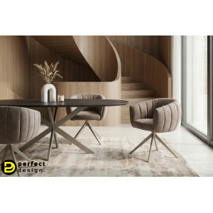 MOIRA-II prémium étkezőszék - barna