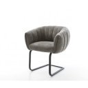 MOIRA prémium boucle étkezőszék - szürke