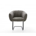 MOIRA prémium boucle étkezőszék - szürke