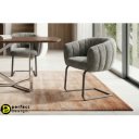 MOIRA prémium boucle étkezőszék - szürke