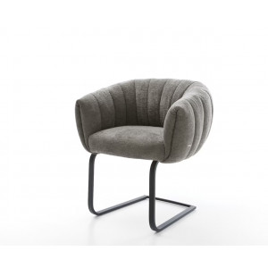 MOIRA prémium boucle étkezőszék - szürke