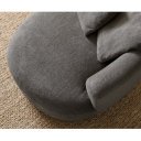 COLMAN modern kanapé - szürke bouclé - 328cm