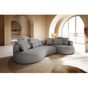 COLMAN modern kanapé - szürke - 328cm DELIFE