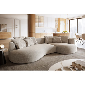 COLMAN modern kanapé - beige - 328cm DELIFE