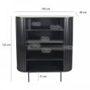 LORENT DARK tömör akác polc