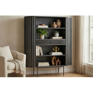 LORENT DARK tömör akác polc Skyport