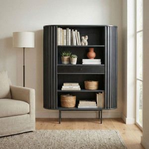 LORENT DARK tömör akác polc