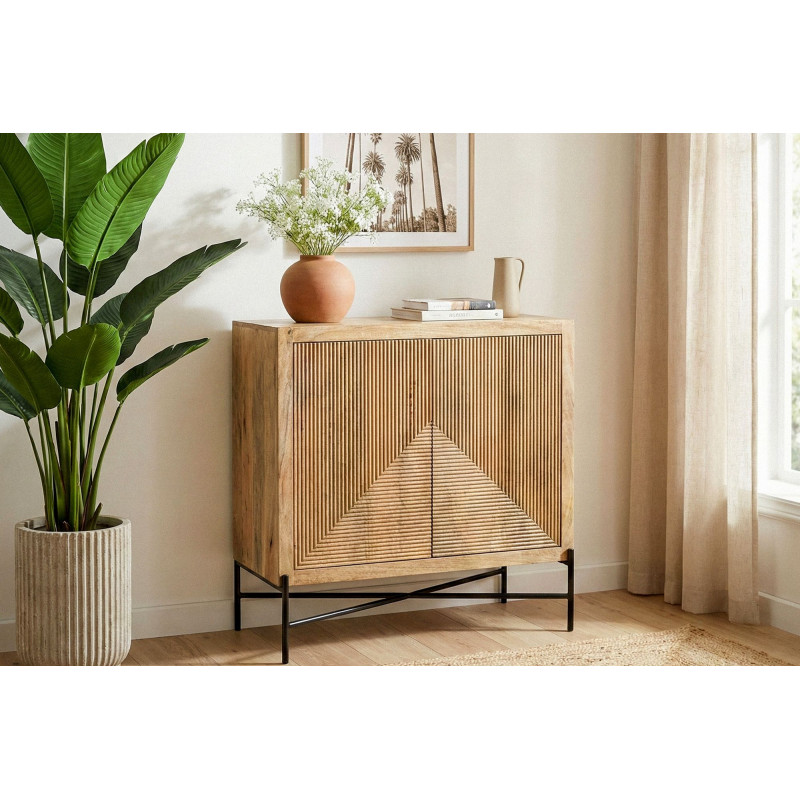 MOSAIRA modern mangófa komód - 91cm