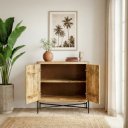 MOSAIRA modern mangófa komód - 91cm