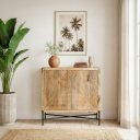 MOSAIRA modern mangófa komód - 91cm