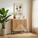 MOSAIRA modern mangófa komód - 91cm