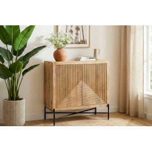 MOSAIRA modern mangófa komód - 91cm Skyport