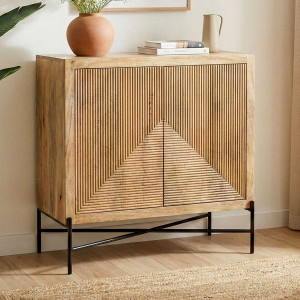 MOSAIRA modern mangófa komód - 91cm