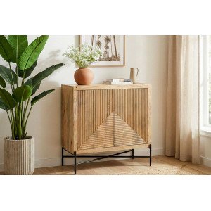 MOSAIRA modern mangófa komód - 91cm Skyport