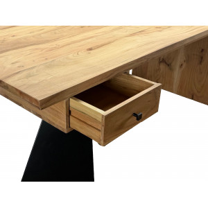 SIGNIA tömör akác íróasztal - 180cm