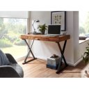 GRACE-II tömör rózsafa íróasztal - 120cm