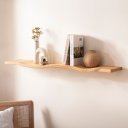 WAVERA tömör akác fali polc - 80/00/120cm