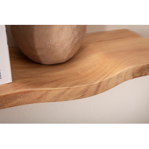 WAVERA tömör akác fali polc - 80/00/120cm