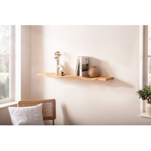 WAVERA tömör akác fali polc - 80/00/120cm Skyport