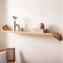 NATURA tömör akác fali polc - 80/00/120cm - Másolat