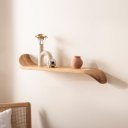 NATURA tömör akác fali polc - 80/00/120cm - Másolat