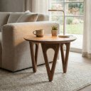 LEMANS-II tömör akác lerakóasztal - 60cm