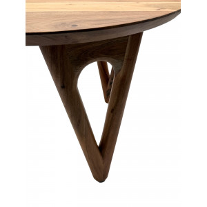 LEMANS-II tömör akác lerakóasztal - 60cm