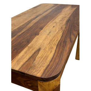 INDRAN tömör rózsafa étkezőasztal - 120cm