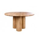 ART DECO kerek mangófa étkezőasztal - 140cm