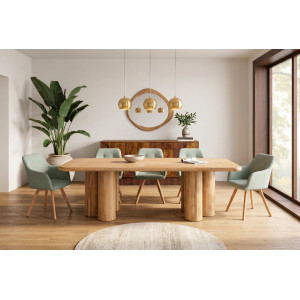 ART DECO mangófa étkezőasztal - 240cm