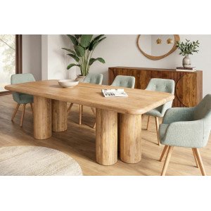 ART DECO mangófa étkezőasztal - 240cm Étkezőasztalok