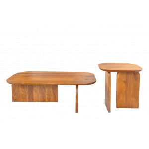 HARPER modern akác dohányzóasztal szett