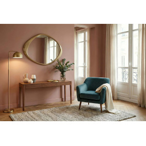 ORGANIC modern tükör - 90cm - arany