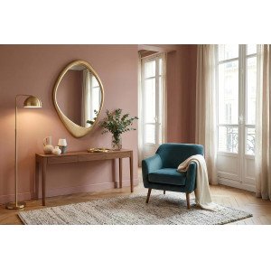 ORGANIC modern tükör - 90cm - arany