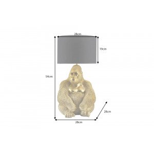KING APE design asztali lámpa - 55cm