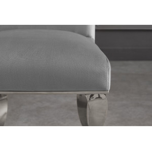 MODERN BAROCK design szék -ezüst