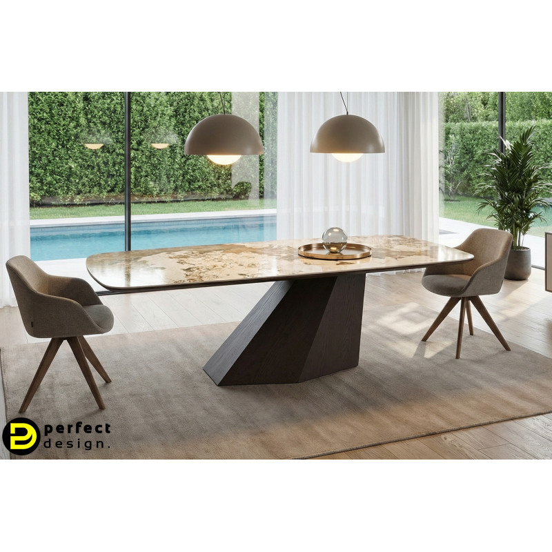 MONTERA design kerámia étkezőasztal - 220cm