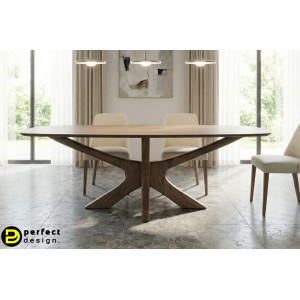 NORDEN modern mangófa étkezőasztal - 220cm BIZZOTTO