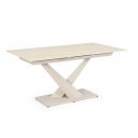 MARBEL design kerámia bővíthető étkezőasztal - 160-200cm - beige