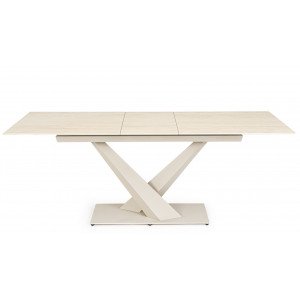 MARBEL design kerámia bővíthető étkezőasztal - 160-200cm - beige