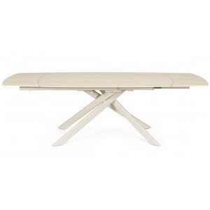 MINERAL design kerámia bővíthető étkezőasztal - 160-240cm - beige