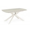 TERRIN design kerámia bővíthető étkezőasztal - 160-240cm - beige