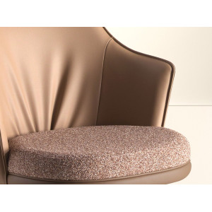 GAUDI prémium bárszék - barna/rosegold