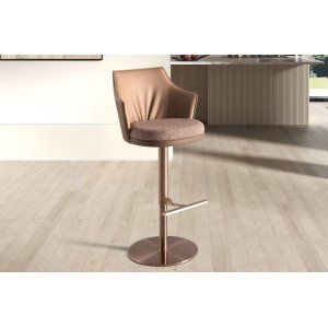 GAUDI prémium bárszék - barna/rosegold Angel Cerdá