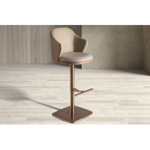 MIRO prémium bárszék - barna/rosegold Angel Cerdá