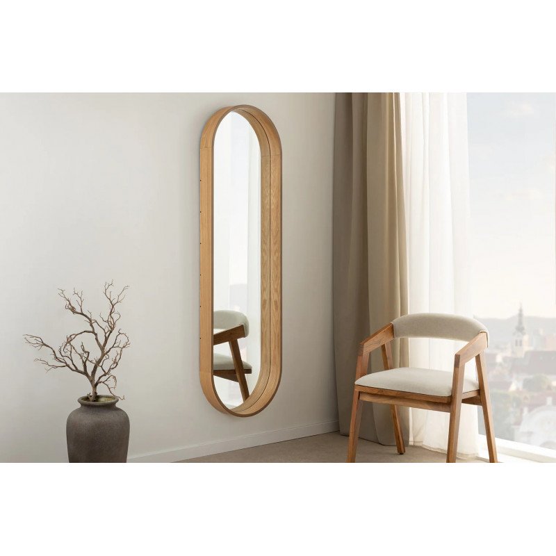 PORTRAIT modern tükör - 165cm - tölgy