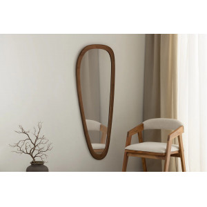 ORGANIC modern tükör - 165cm - dió